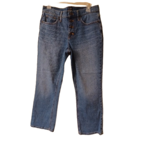 J. CREW flare crop jeans mid rise womens size 28 - Picture 3 of 8